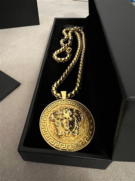 versace floor medallion|versace medallion necklace.